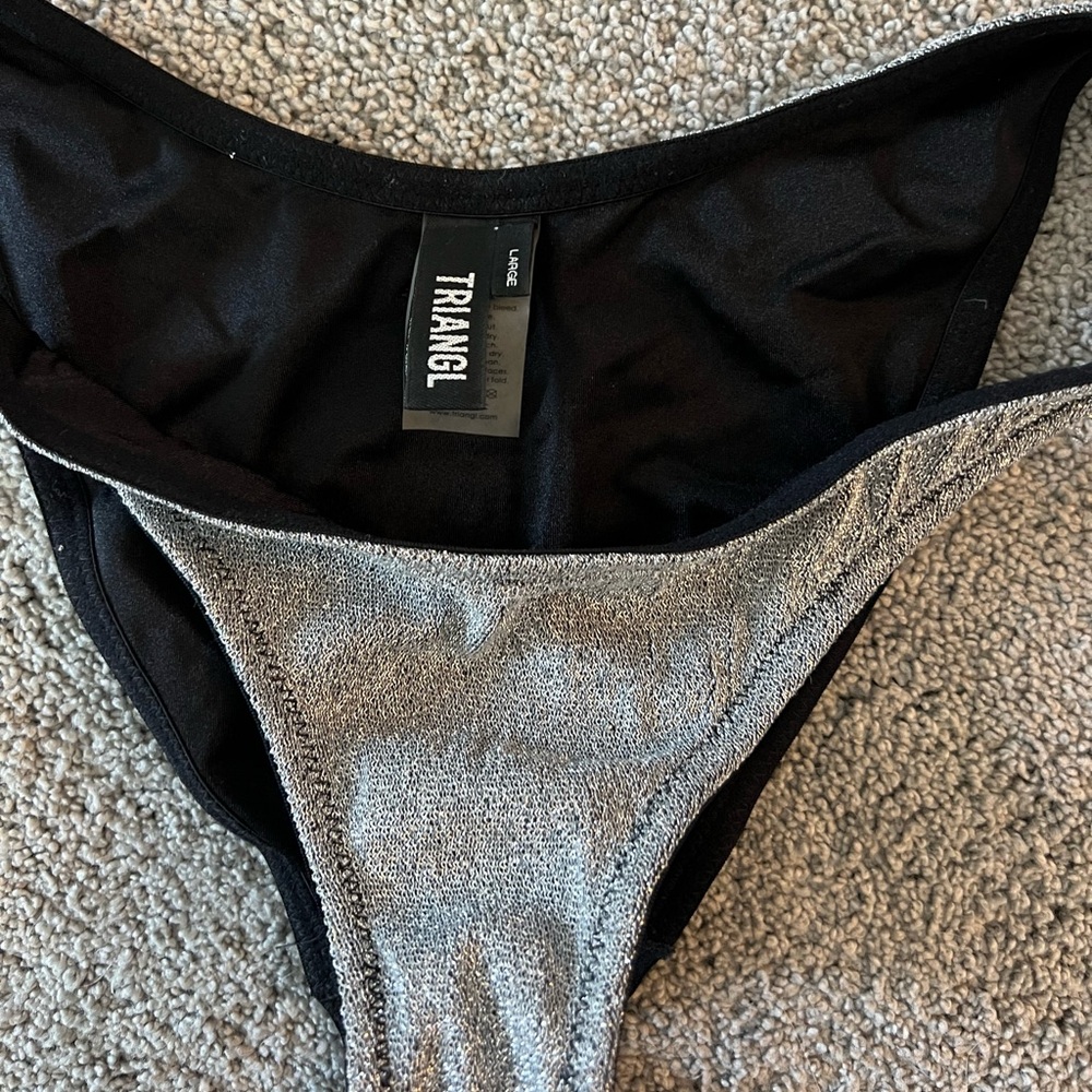 Triangl Silver Bikini Set - Picture 3 of 5